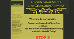 Desktop Screenshot of lincolnestatesales.com